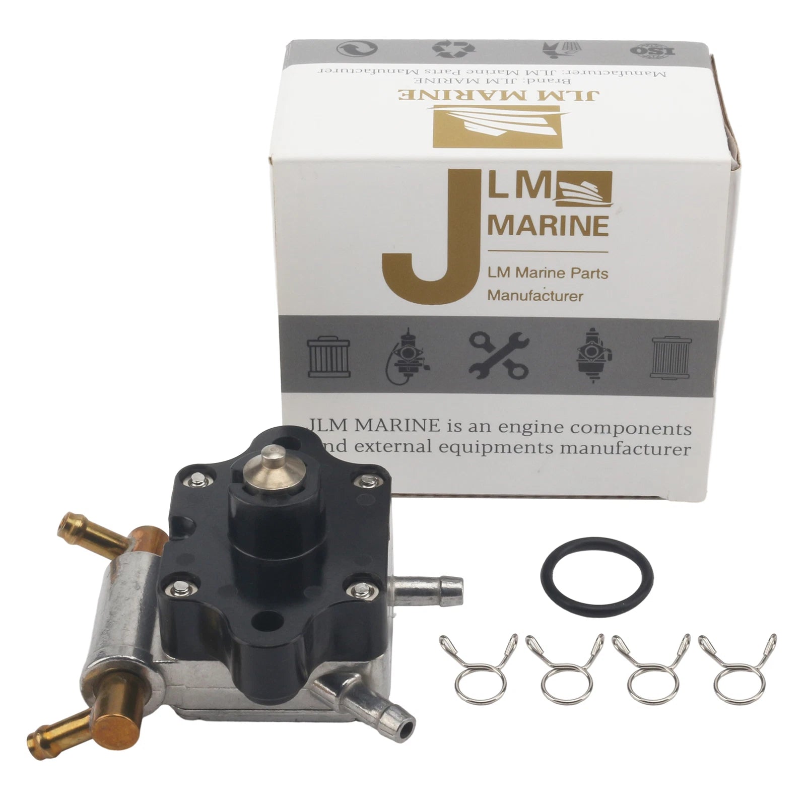 6ah-24410 Outboard Fuel Pump & O-ring Kit For Yamaha Marine Outboard