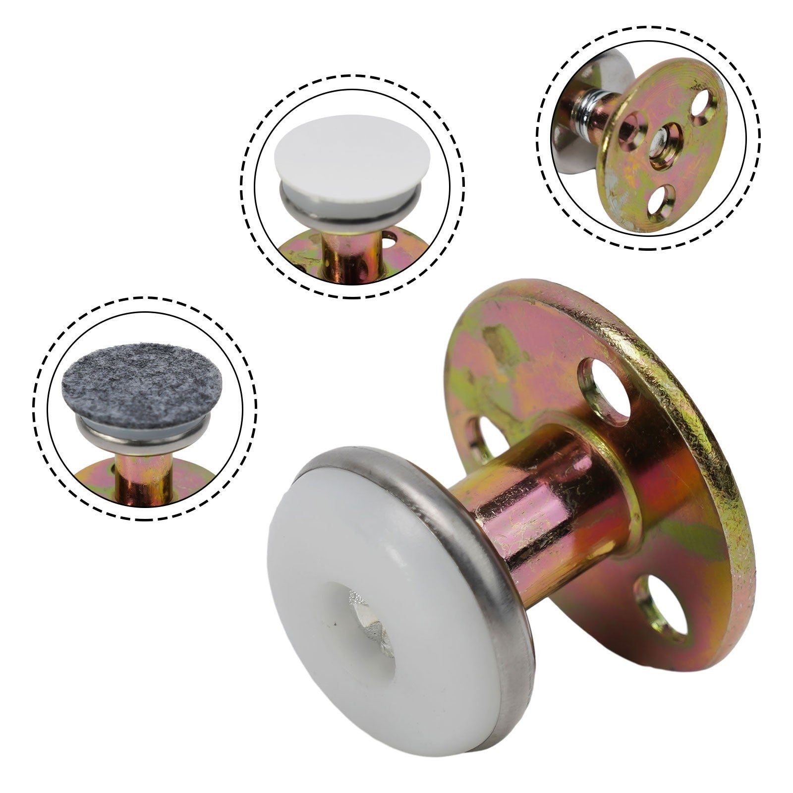 Bed Frame Headboard Stoppers Adjustable 30-120mm