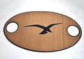 Proline Adhesive Oval Table Top Brown Inlay For Springfield 18 X 30