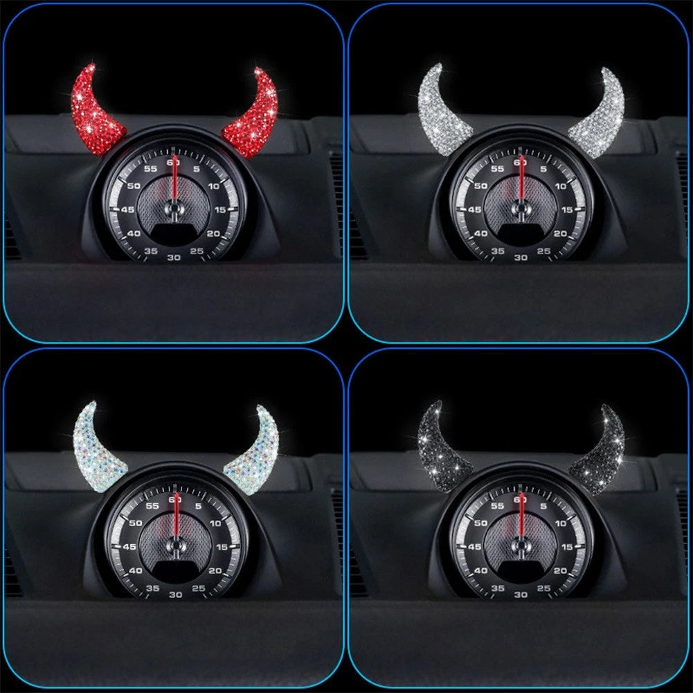 Rhinestone Corner Car Dashboard Trim, For Mini For Cooper Tachometer