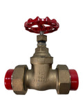 Milwaukee Gate Valve 1 1/4" W/ Union End, Bronze, (803-1385714)