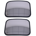 2pcs 9''x12" Mirror For Komatsu Hitachi Kobelco