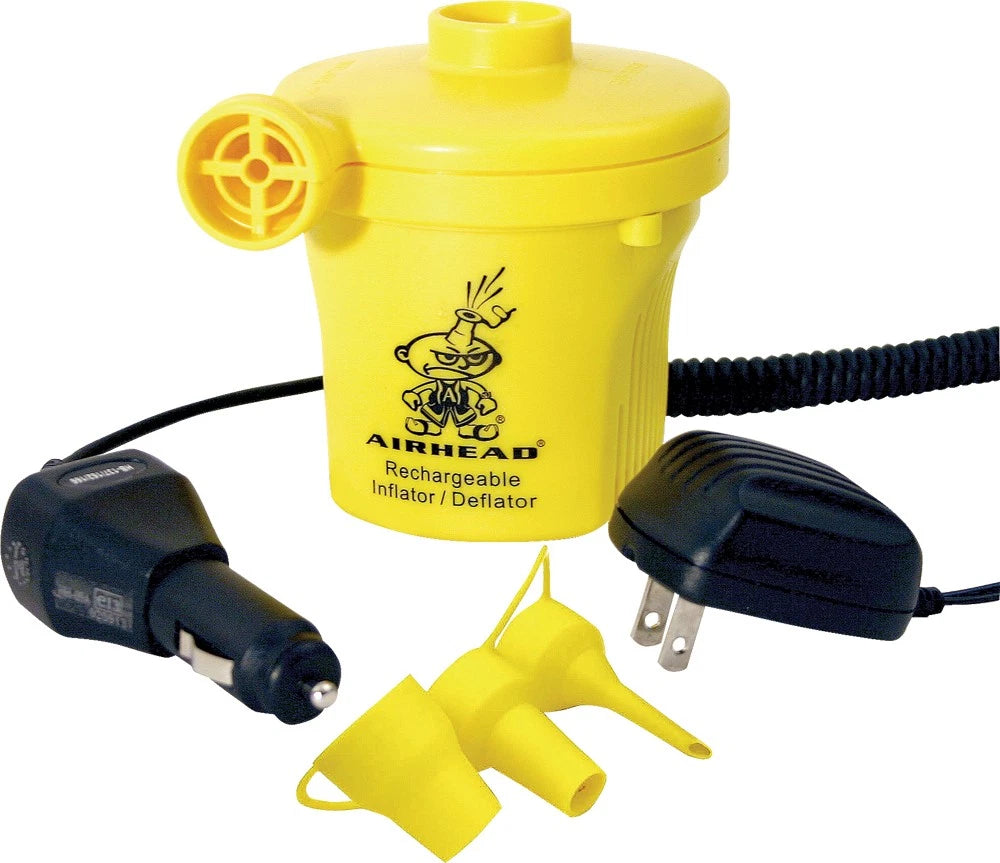 Airhead Cordless Rechargeable 12V Air Pump For Watercraft &