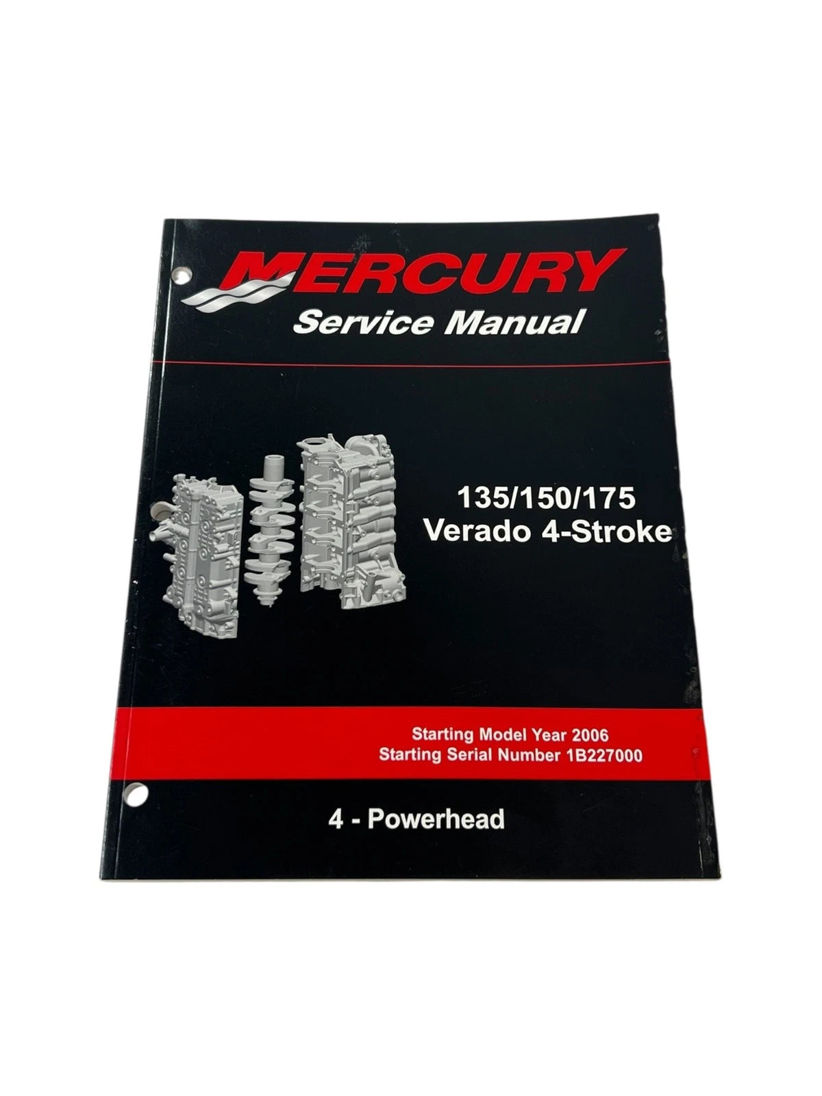 Mercury 90-897928400, 135/150/175 Verado 4-stroke Service Manual