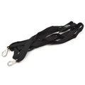 Boat Clasp Hook Strap Black Woven Nylon