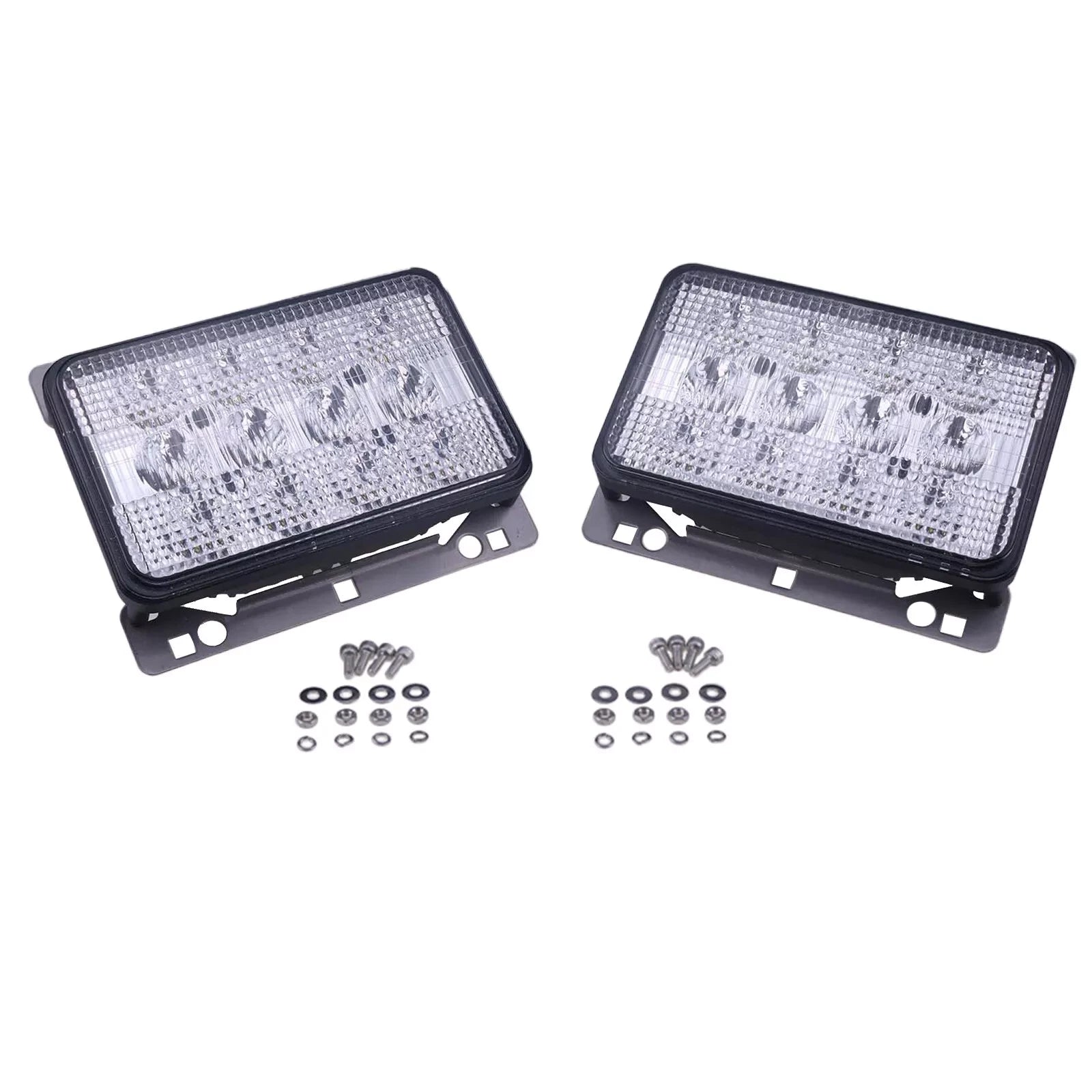 2x Headlight Re269110 Al152328 For John Deere 5055e 5045d 5525 5210