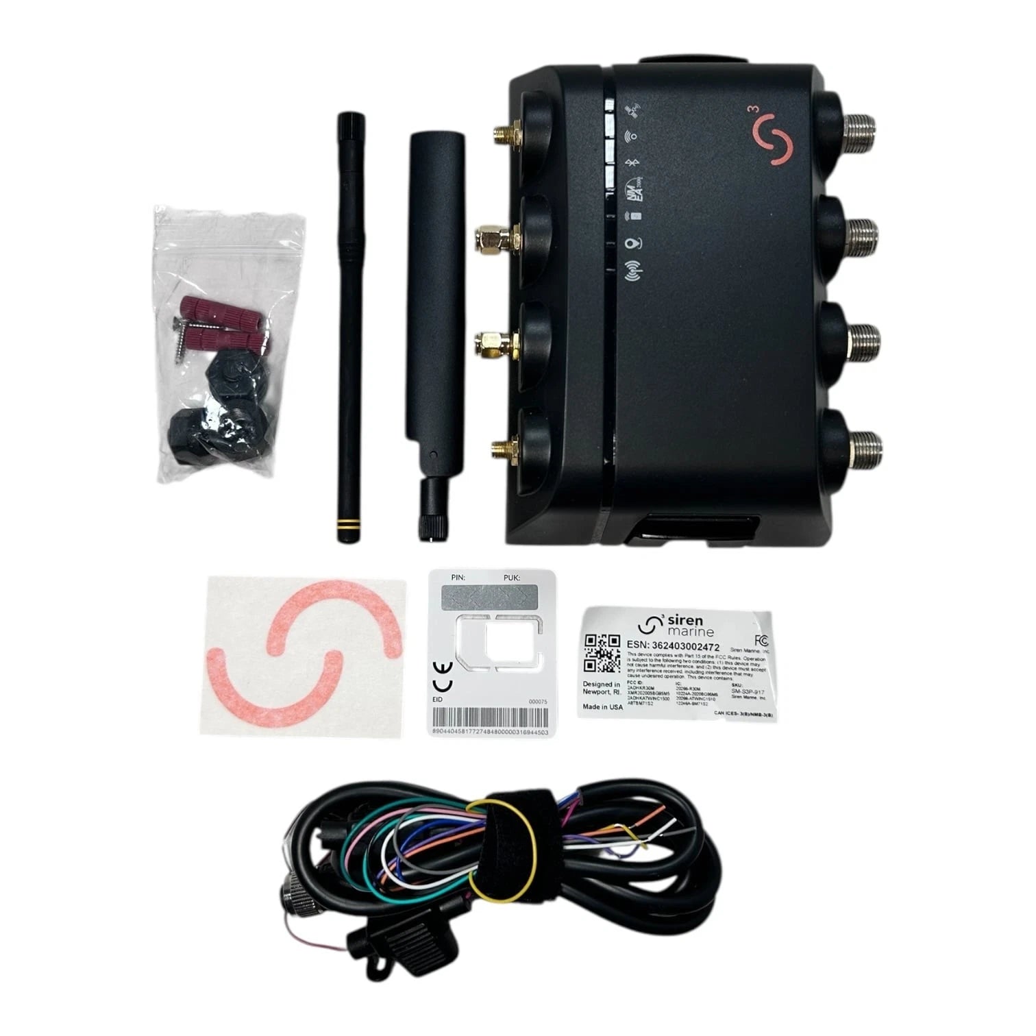 Yamaha 6x8-85b11-02, Siren Marine 3 Pro 910mhz Band | Hook & Hull Co