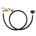 Propane Tank Refill Hose 3ft Adapter Gauge 1lb 20lb Outdoor Camping