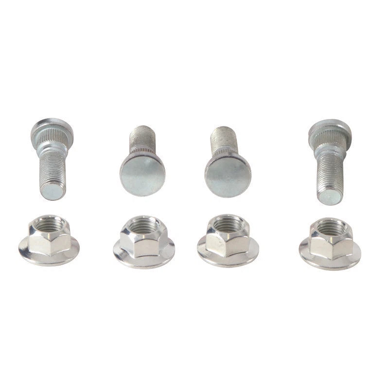 Quadboss 16-18 Kawasaki Kaf1000 Mule Pro-dx Front Wheel Stud & Nut Kit