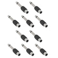 59mm Rca Female Jack To 6.3mm 1/4" Male Mono Plug Audio Adapter
