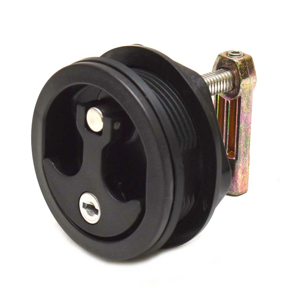 Boat Locking Latch 2130608 3 Inch Black Plastic