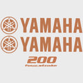 Yamaha Boat Cowling Decal Hw2390 | 200 Four Stroke Bronze Sticker