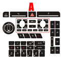 Practical Vinyl Button Repair Sticker For A4 B6 B7 Radio Control Cells