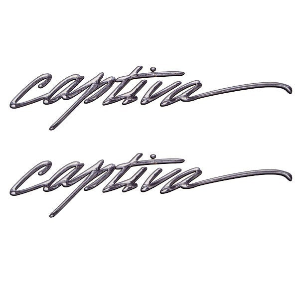 Decal Set Rinker Captiva Gray White 19 3/4 x 4 1/4 Inch by Rinker