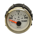 Water Temperature Gauge Faria 2 Inch Silver White by Faria