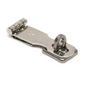 Gemlux Hinged Hasp Latch Stainless Steel Silver by Gemlux