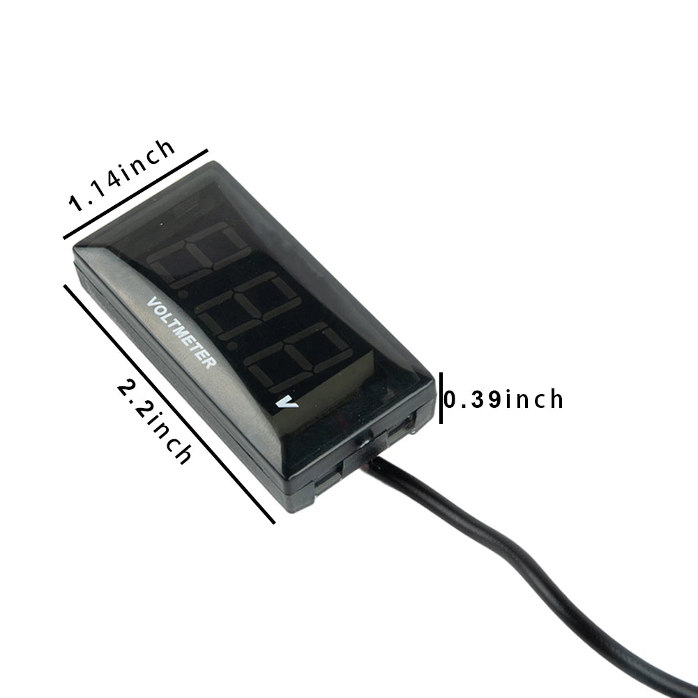 Dc 12V✅ Led Digital Monitor Volt Meter Display Battery Gauge Voltage