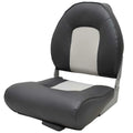 Boat Folding Fishing Seat 75116gc | High Back Winged Charcoal Gray