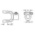 Bp510027752 New Bondioli & Pavesi 100 660 Qd Tractor Yoke With 1 1/8"