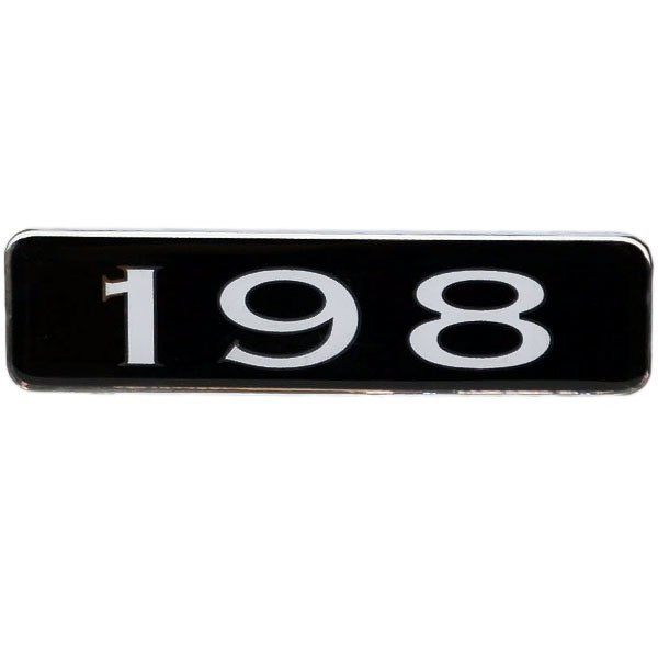 Boat Decal Ranger 198 Mirrored Black Silver by Ranger