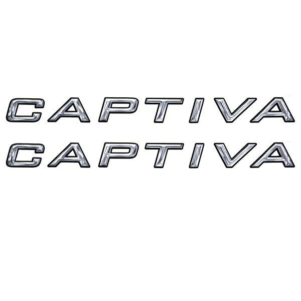 Decals Rinker Captiva White Gray Black by Rinker