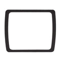 Four Winns Boat GPS Trim Ring Aluminum 6 1/8 x 5 3/8 Inch by Four Winns