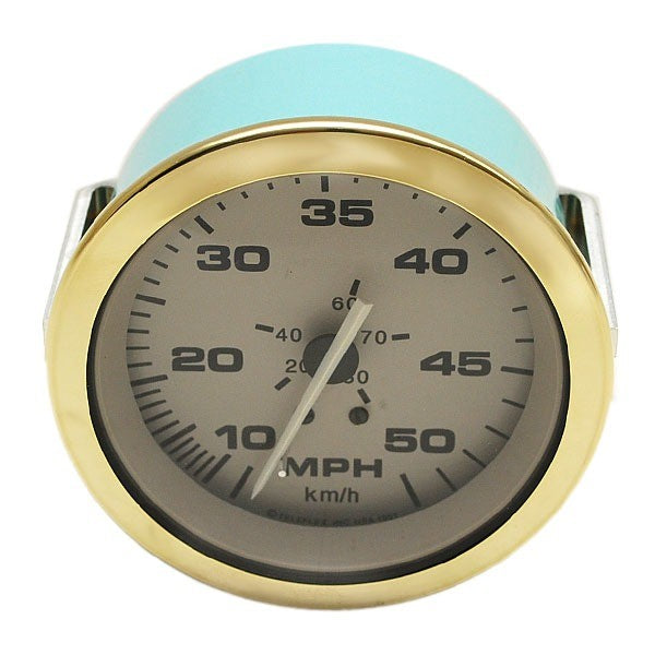Teleflex Boat Speedometer Gauge Driftwood Gold 3 1/4 Inch by Teleflex