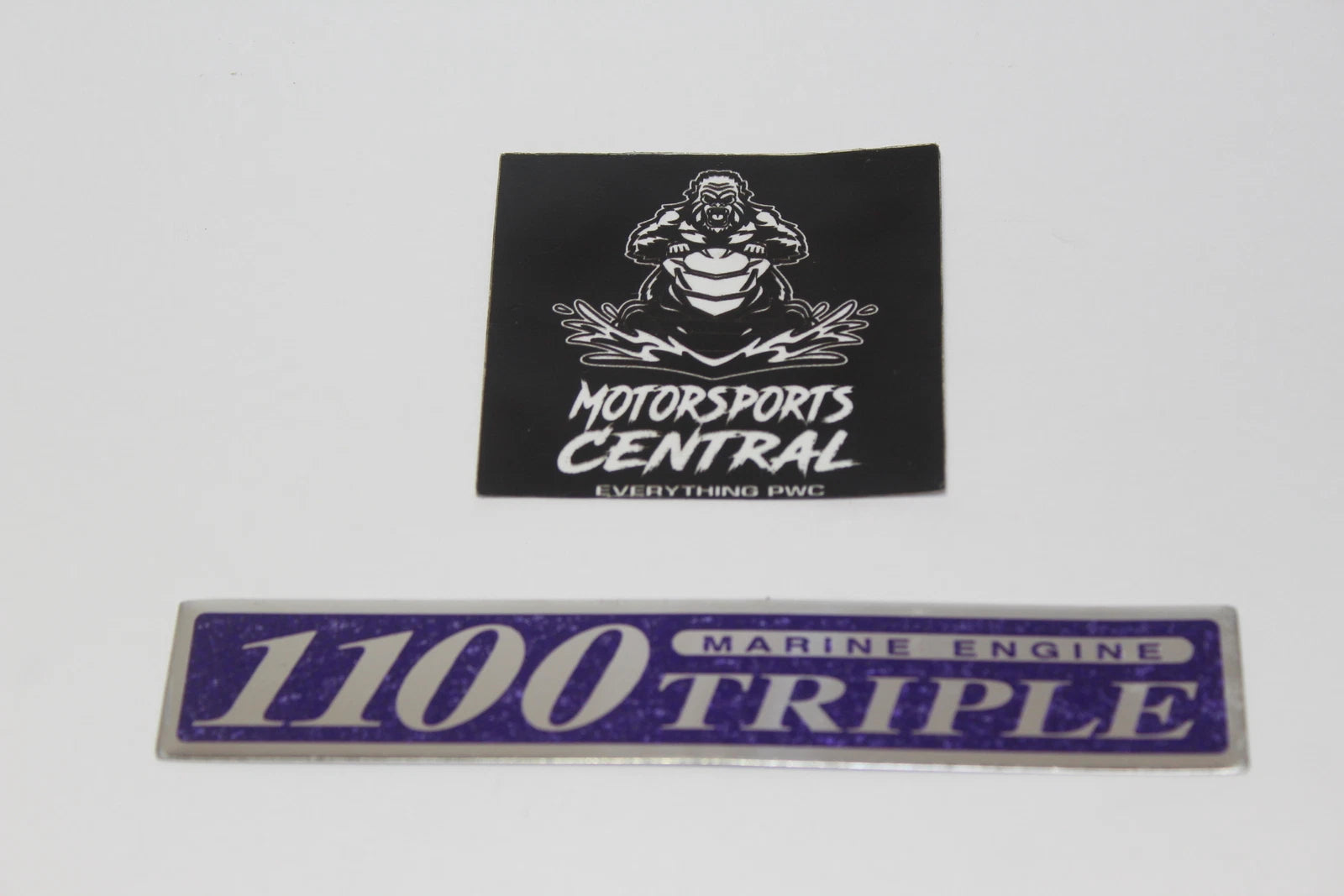 Oem Purple Kawasaki Jet Ski 1100 Zxi Marine Engine Triple Id Tag Metal