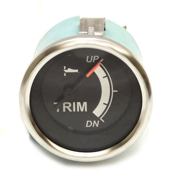 Teleflex Boat Trim Gauge Mercury Sterling Black Series by Teleflex