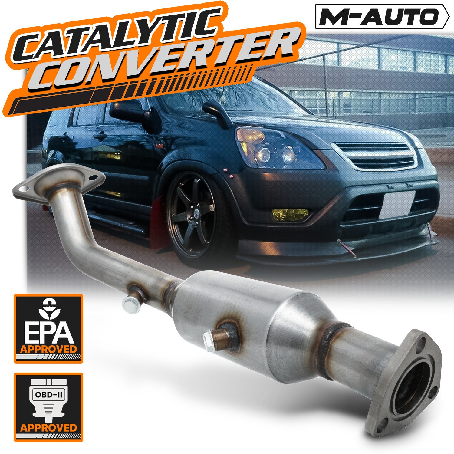 Stainless Steel Exhaust Replacement for Honda CRV