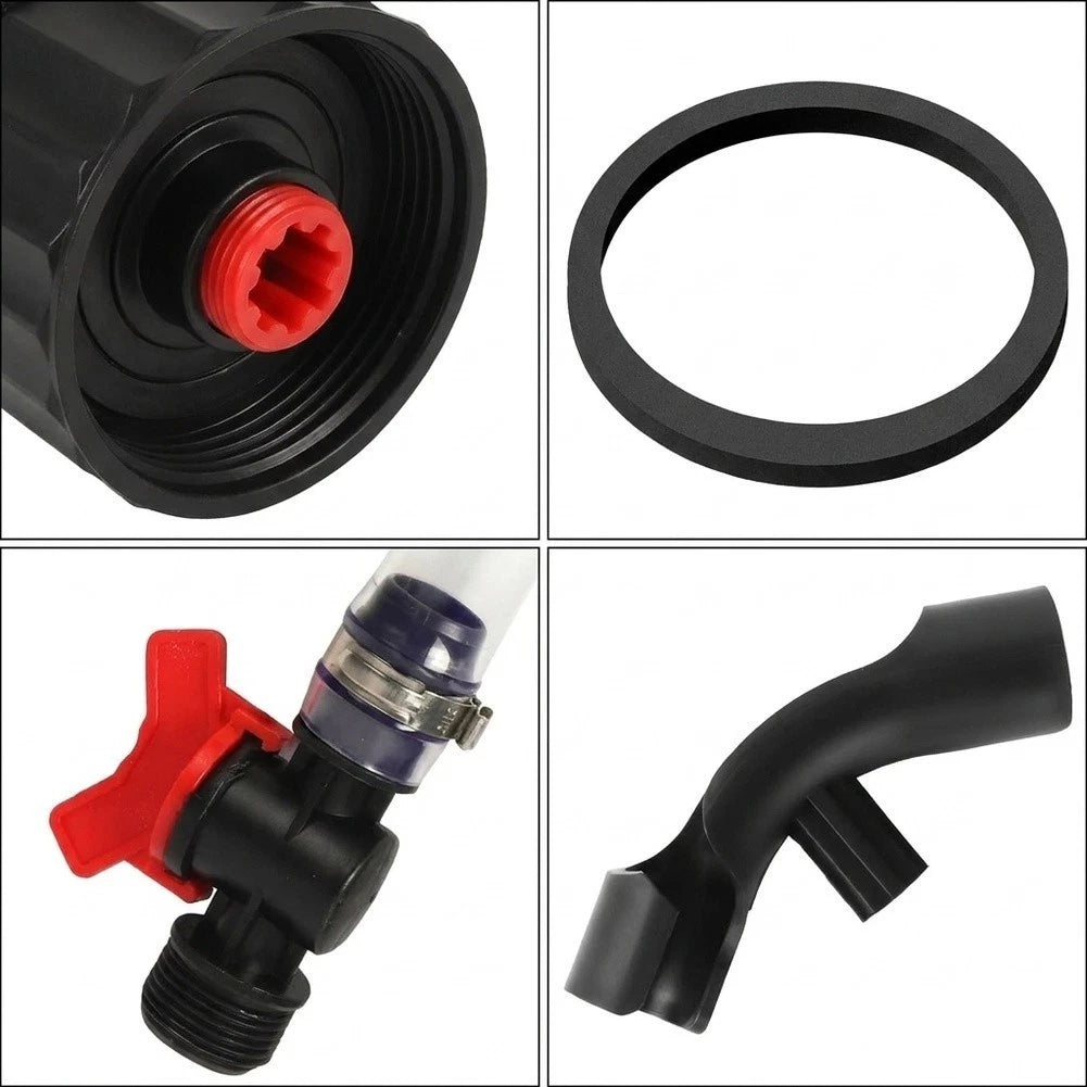 Fuel Filler Hose Kit Includes Ball Valve Hose Bender And Jug Cap For