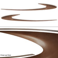 Veranda Boat Graphic Decals Brown Stickers Set of 2 by Veranda