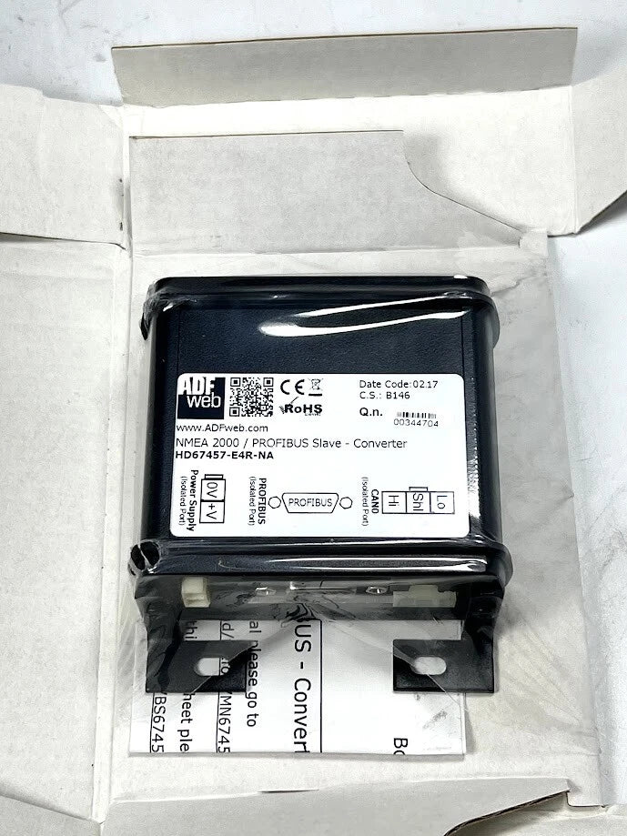 '-New- Adfweb Hd67457-e4r-na<wbr/>, Nmea 2000 / Profibus Slave,