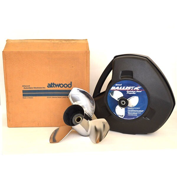 Attwood Ballistic Boat Propeller 335032 | OMC RH 13 3/8 x 19POpens in 
