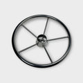 Acouto 15 1/2'' , Stainless Steel 5 Spoke Boat Steering