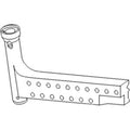 Ar80192 New Rh Knee Extension Fits John Deere 4040 4050 4055 4230