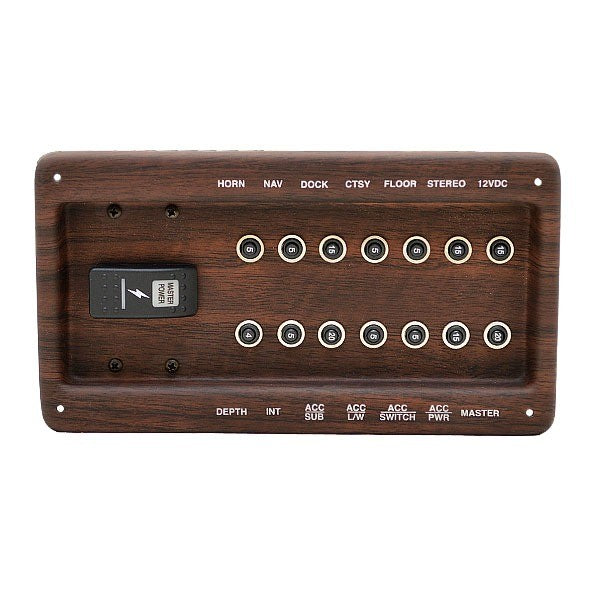 Hurricane Boat Push Button Breaker Panel by Hurricane