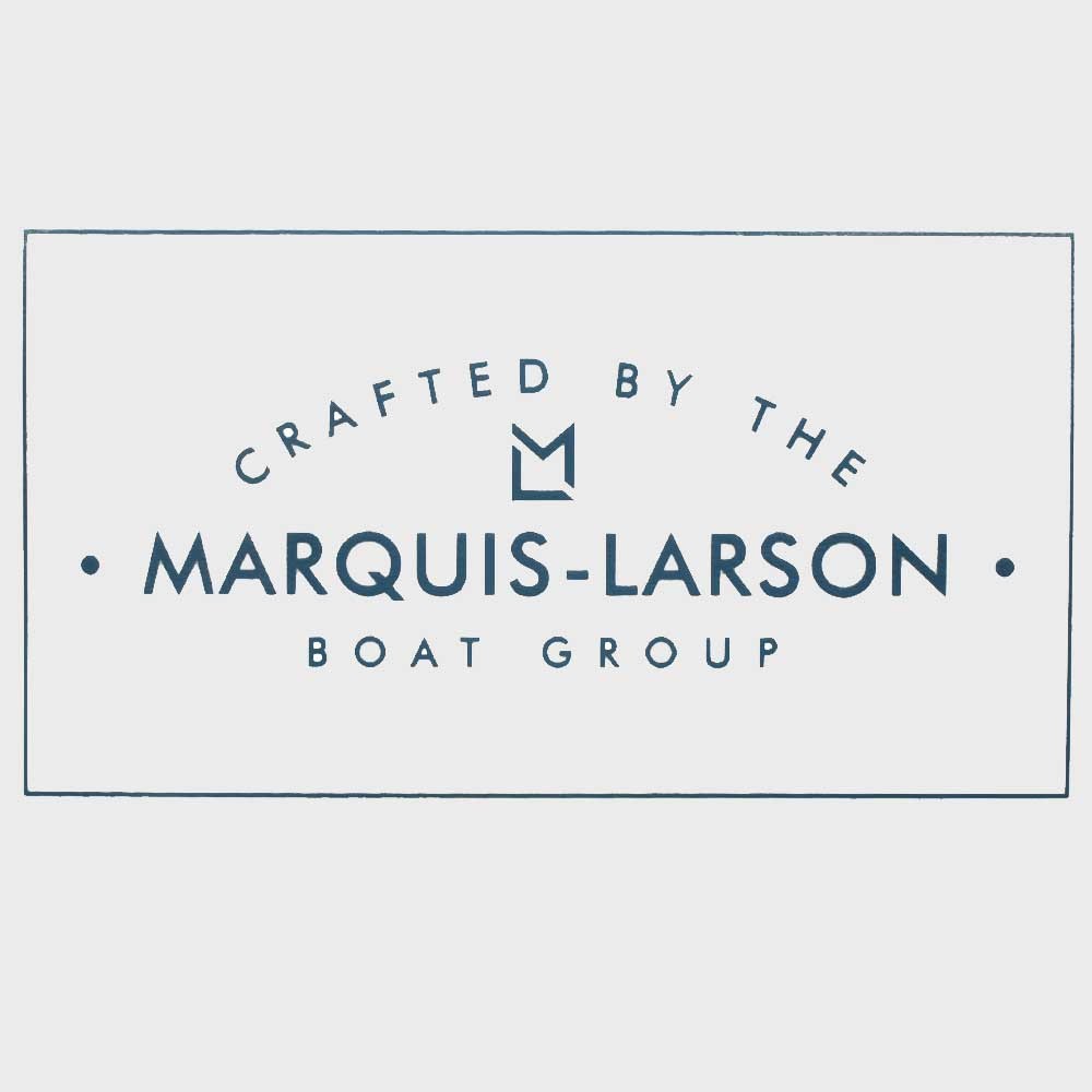 Marquis Boats Decal Larson 3 1/2 x 2 Inch by Marquis