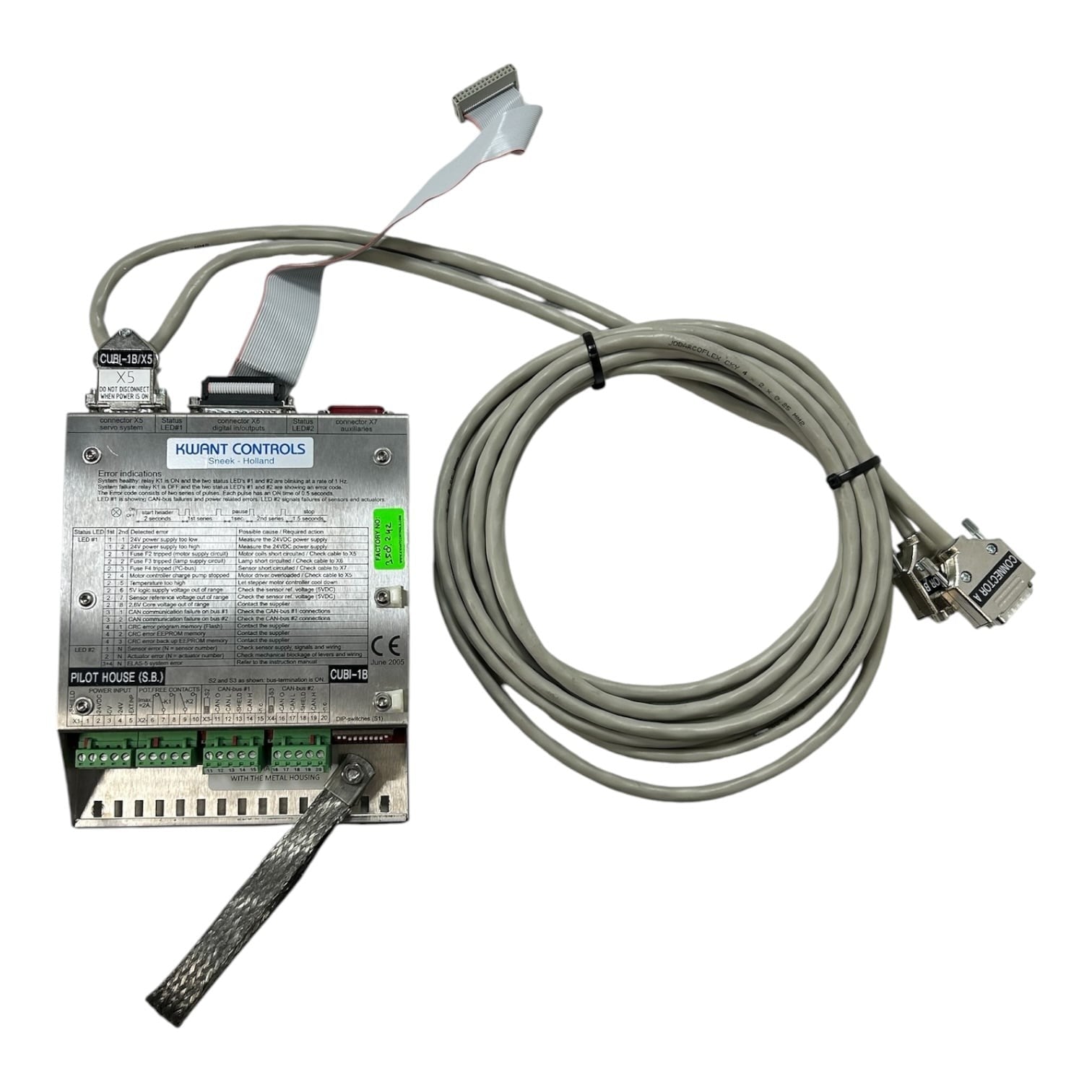Kwant Controls 358.242 Pilot House Error Indicator Module W/ Harness