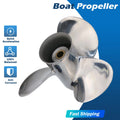 9 1/4x9 Stainless Steel Boat Propeller For Evinrude 8-15hp 13