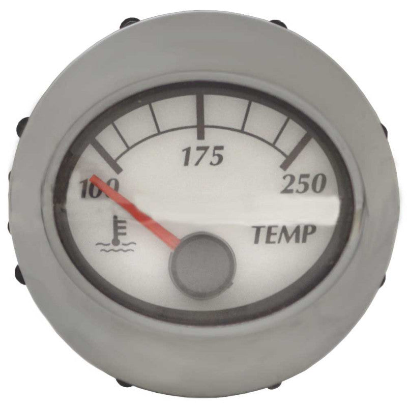 Temperature Gauge Faria Calypso 2 Inch Silver White by Faria
