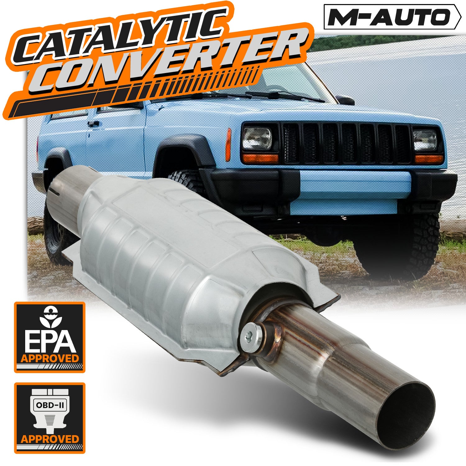 Stainless Steel Exhaust Catalytic Converter For 1993-19