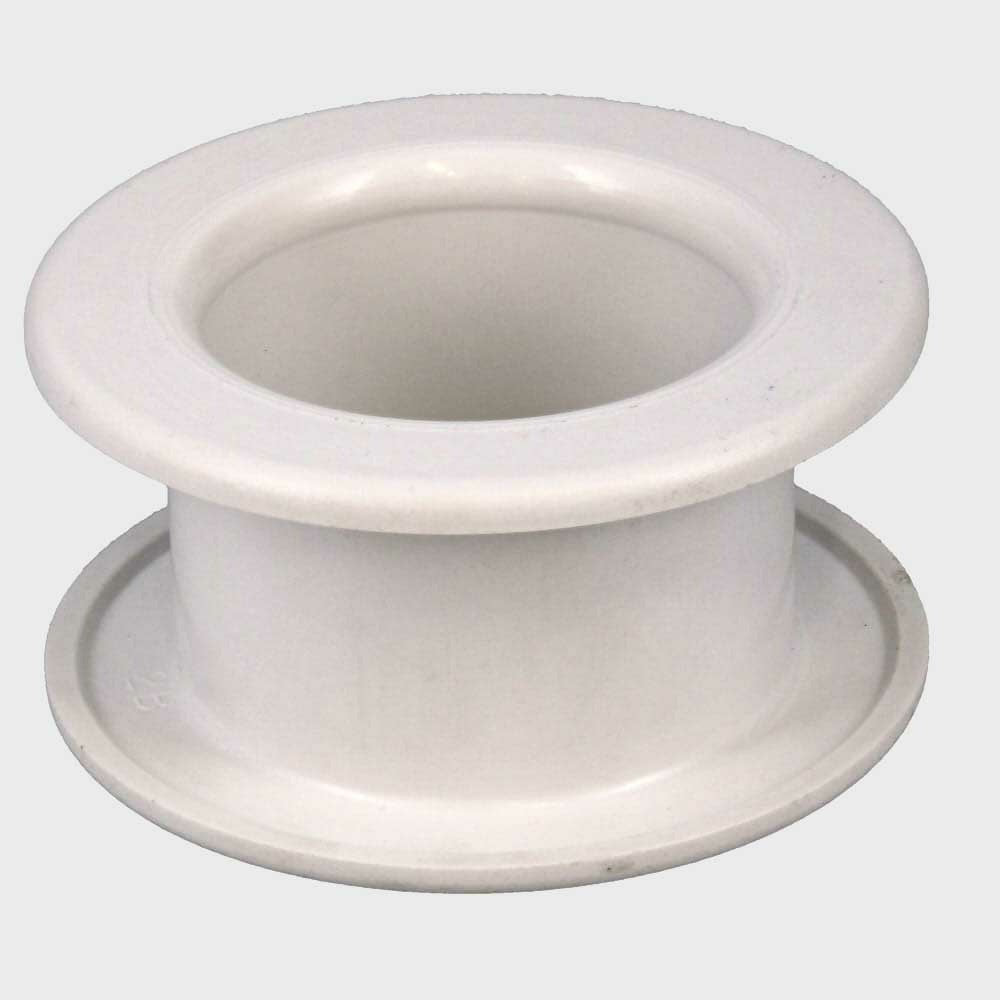 Boat Rigging Flange 2.875 Inch White Plastic
