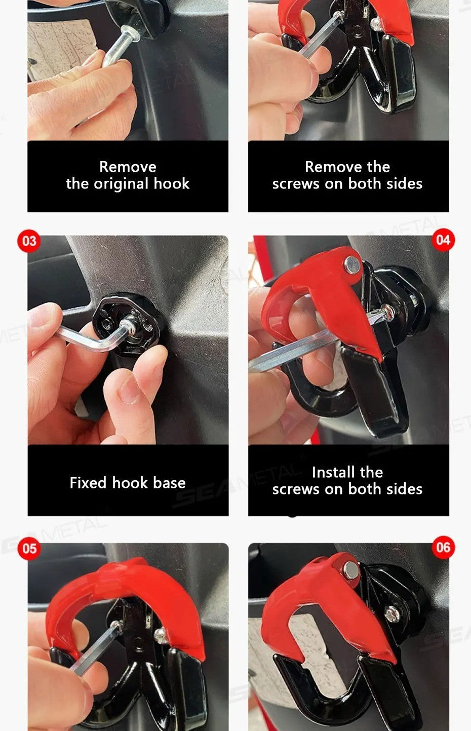 Retractable Motorcycle Hook