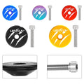 Bike Screw Cover Cycling Fork Headset Parts