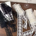 Long Ribbon Hair Tie Bow Scarf for Women