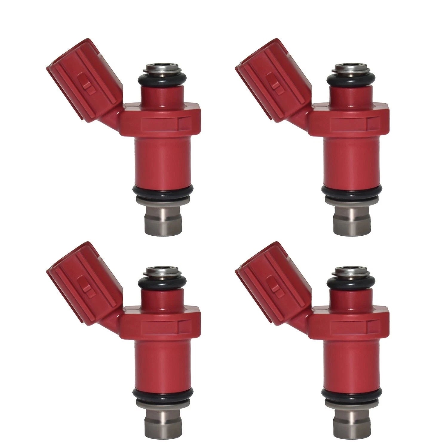 Set of 4 New Fuel Injectors for Yamaha 75-90HP 4-Stroke Models 6D8
