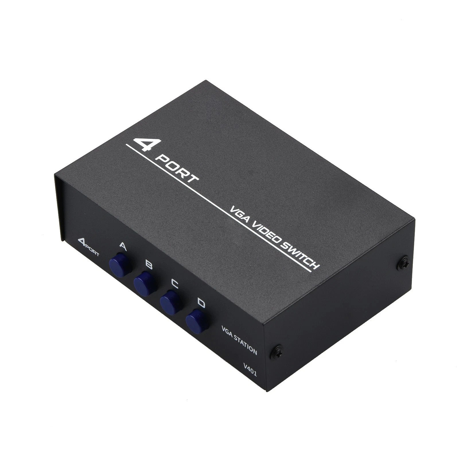 New 4 Port Vga Splitter Switcher Vga Switch Video Box 4 In 1 Out Vga