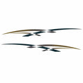 Rinker Boat Graphic Decals Captiva Teal Bronze Stickers by Rinker