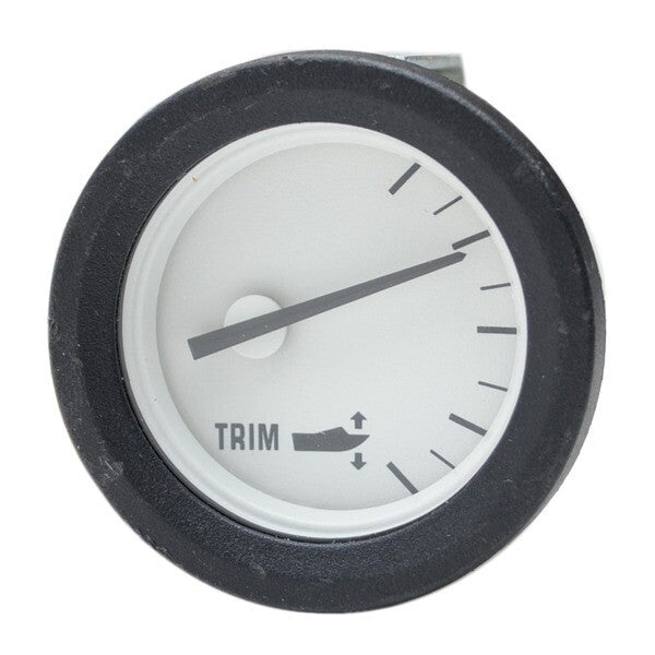 OMC Boat Trim Gauge Black White by OMC